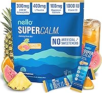 Vista 28 de Nello Supercalm Mezcla en Polvo para Beber, Reductor de Cortisol* y Suplemento para Ayudar a Dormir, L Theanine, Ashwagandha Ksm-66, Magnesio