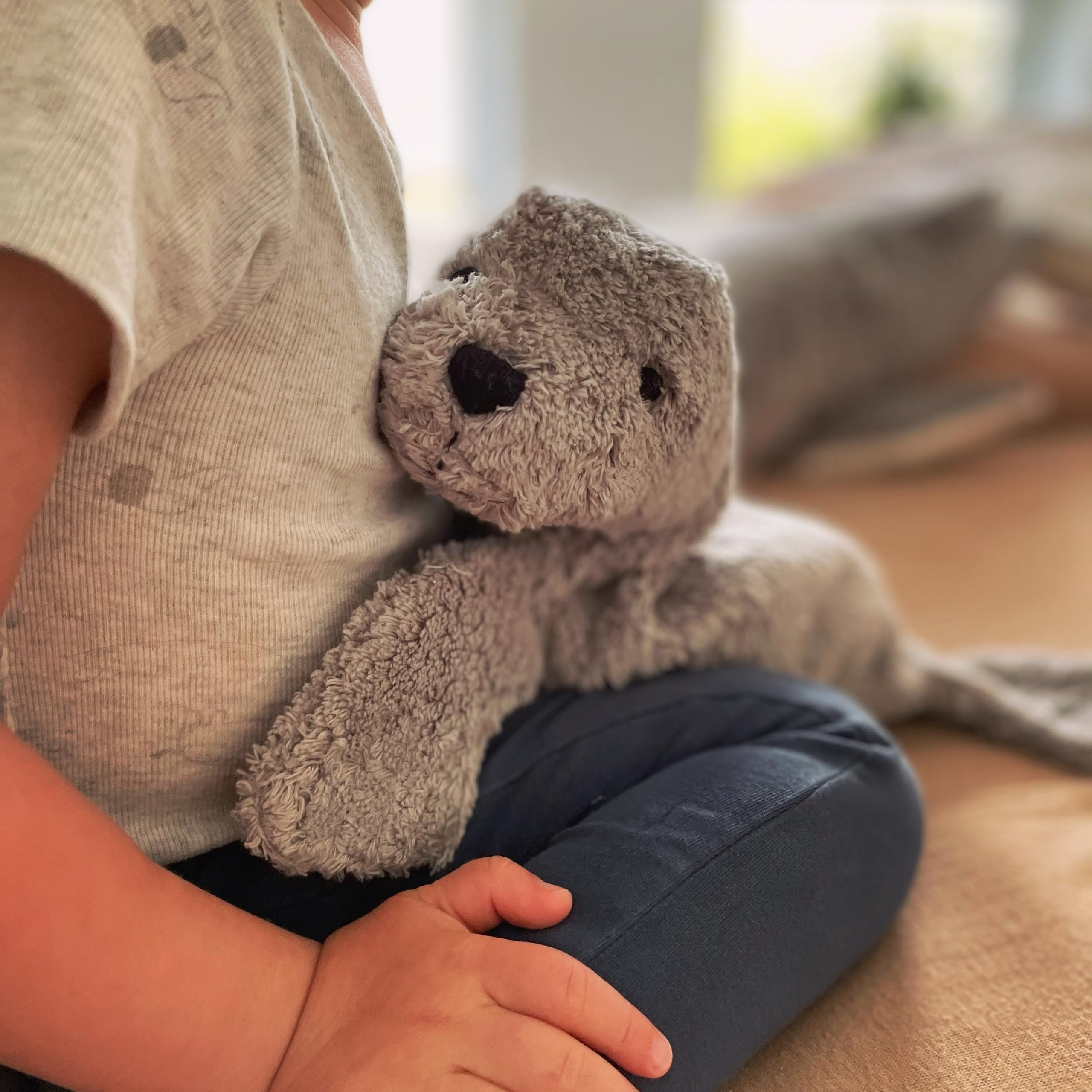 SENGER Tierpuppen Kuscheltier graue Robbe, klein