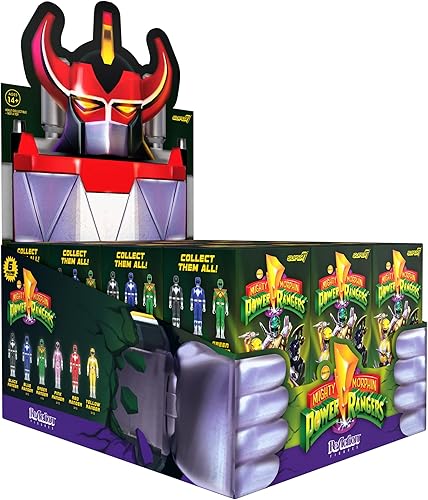 Miniatura 7 de Mighty Morphin Power Rangers Reaction SDCC 2023 - Blue Ranger caja triangular SDCC 2023 coleccionables clásicos y juguetes retro