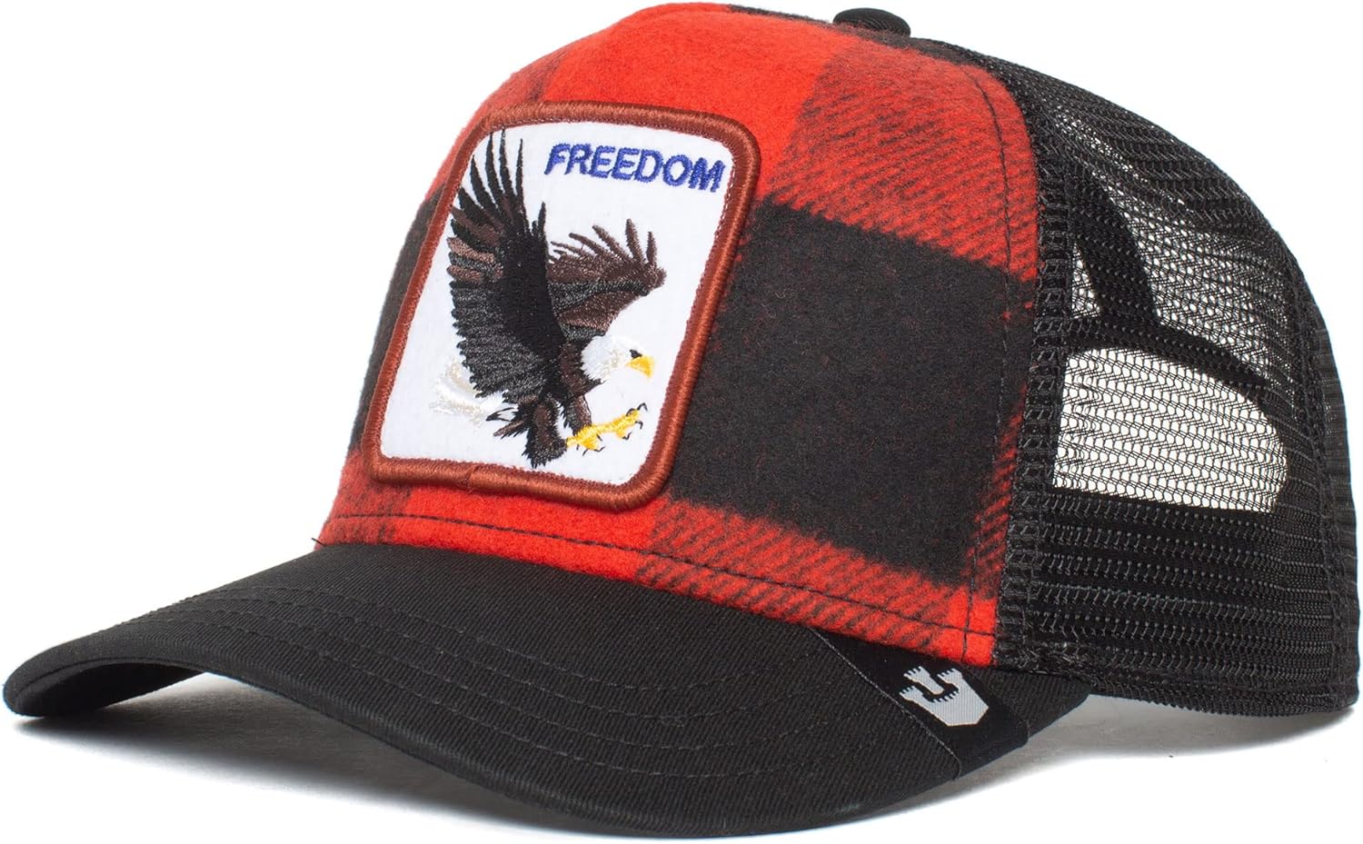 Goorin Bros. Unisex-Adult The Farm Plaid/Wool Unisex Trucker Hat