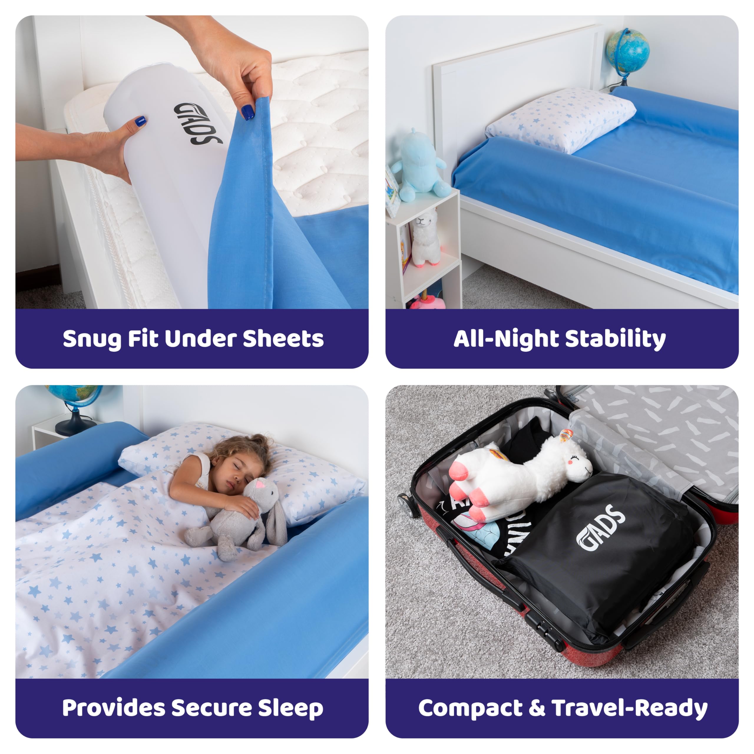 Adult Travel Bed With Bumpers Auto Multi Function Automatic Inflatable