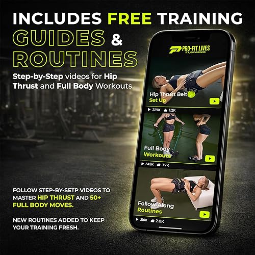 Miniatura 9 de Cinturón de empuje de cadera con bandas de resistencia y asas, cinturón de levantamiento de pesas resistente para mancuernas, pesas rusas y platos,
