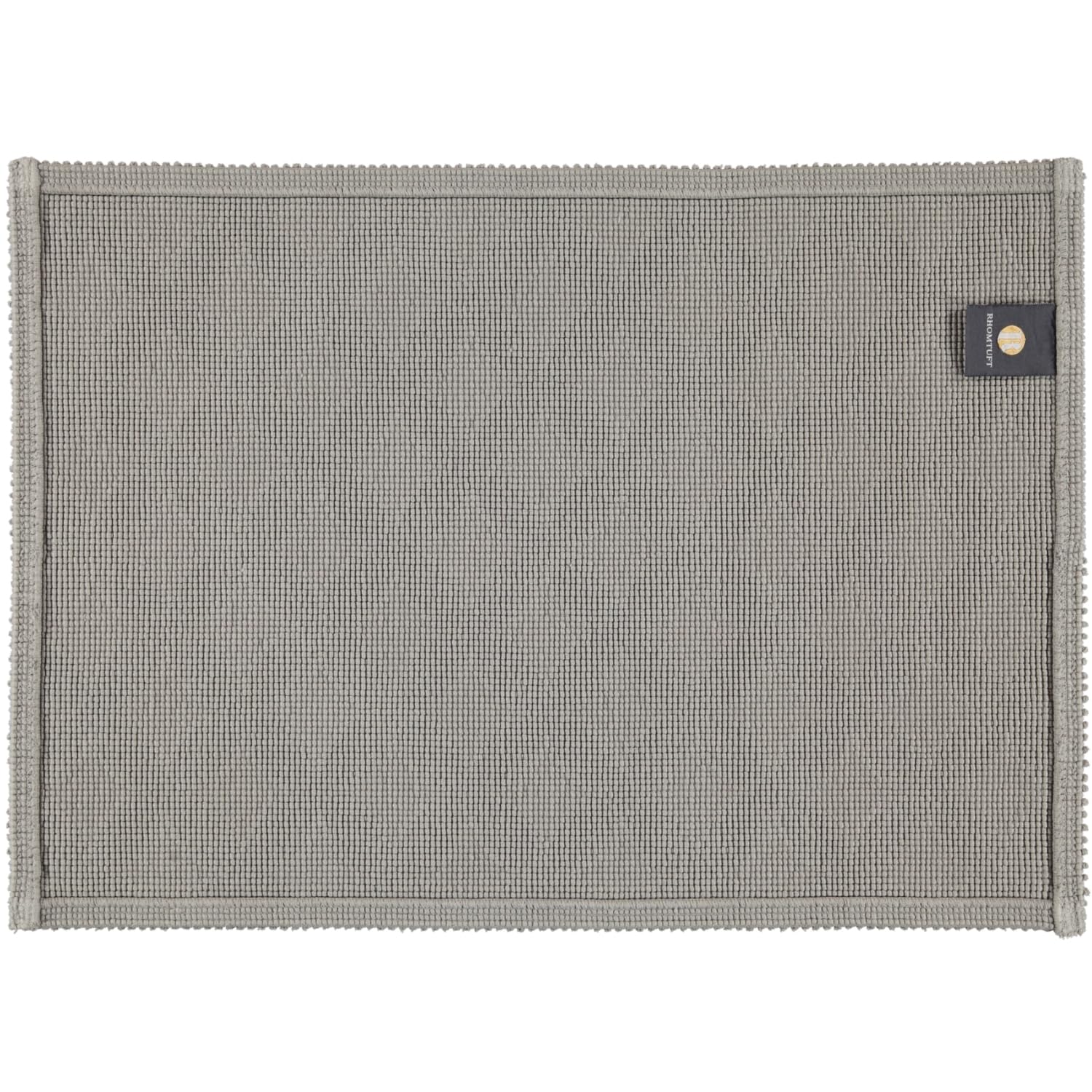 Rhomtuft Badteppich Seaside eckig 50 x 70 cm Farbe Kiesel