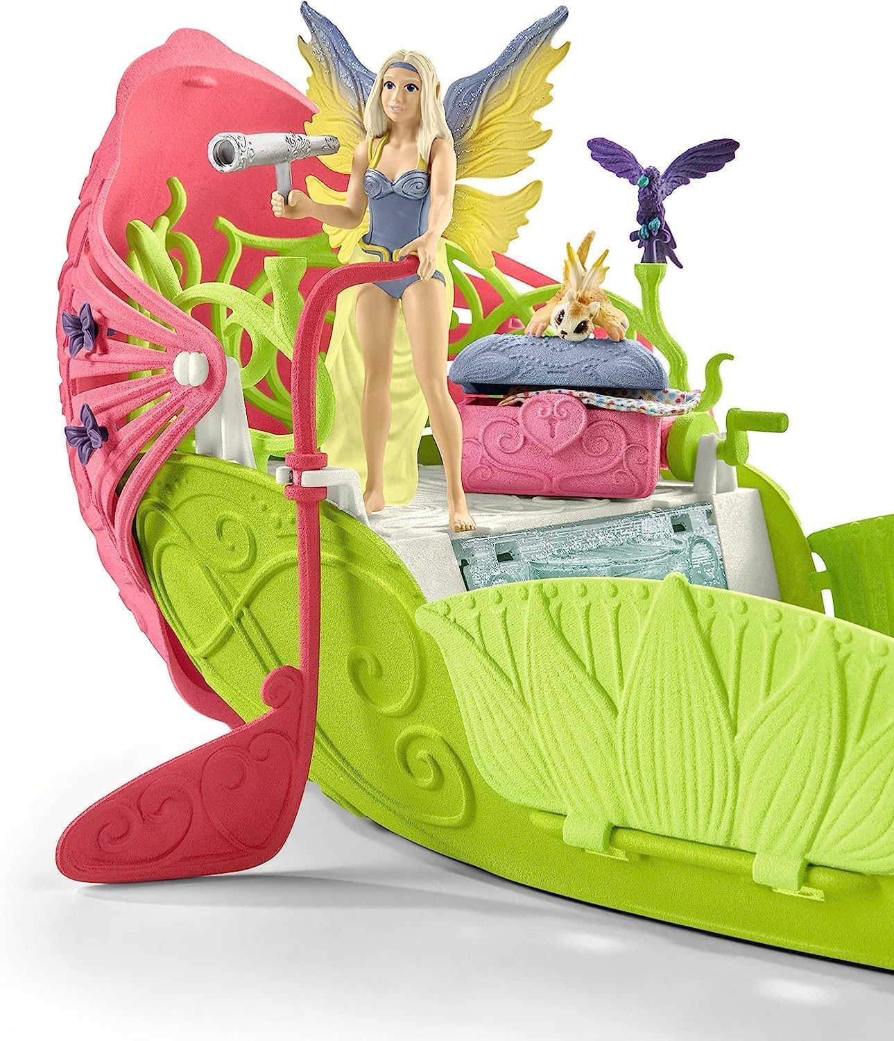 Schleich BAYALA | Bateau Fleuri Magique de Sera 42444 | 40 pièces