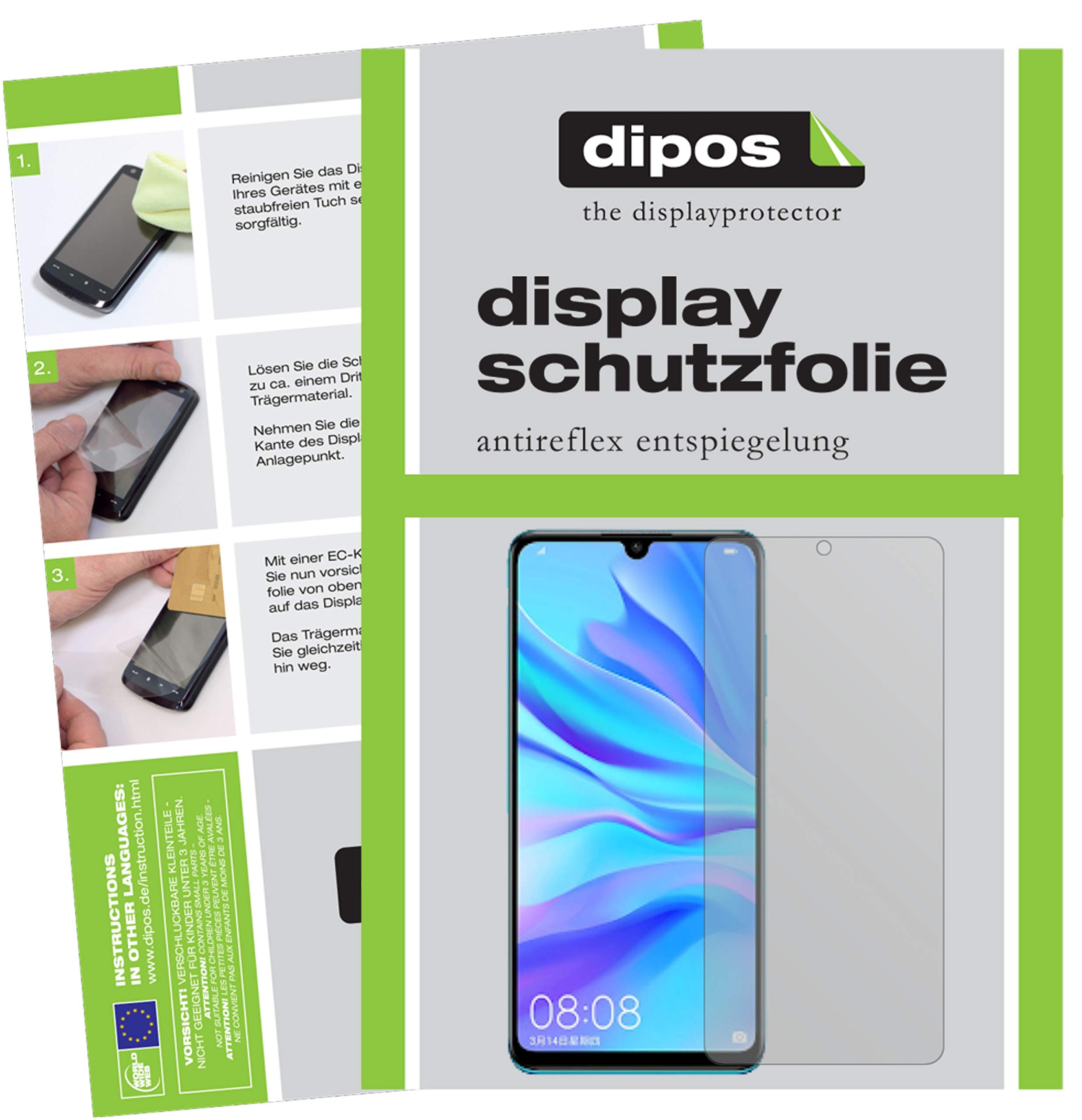 Dipos 6x Displayschutzfolie Klar Für Huawei Mate 20 X – Kratzfest, Blasenfrei, Made In Germany