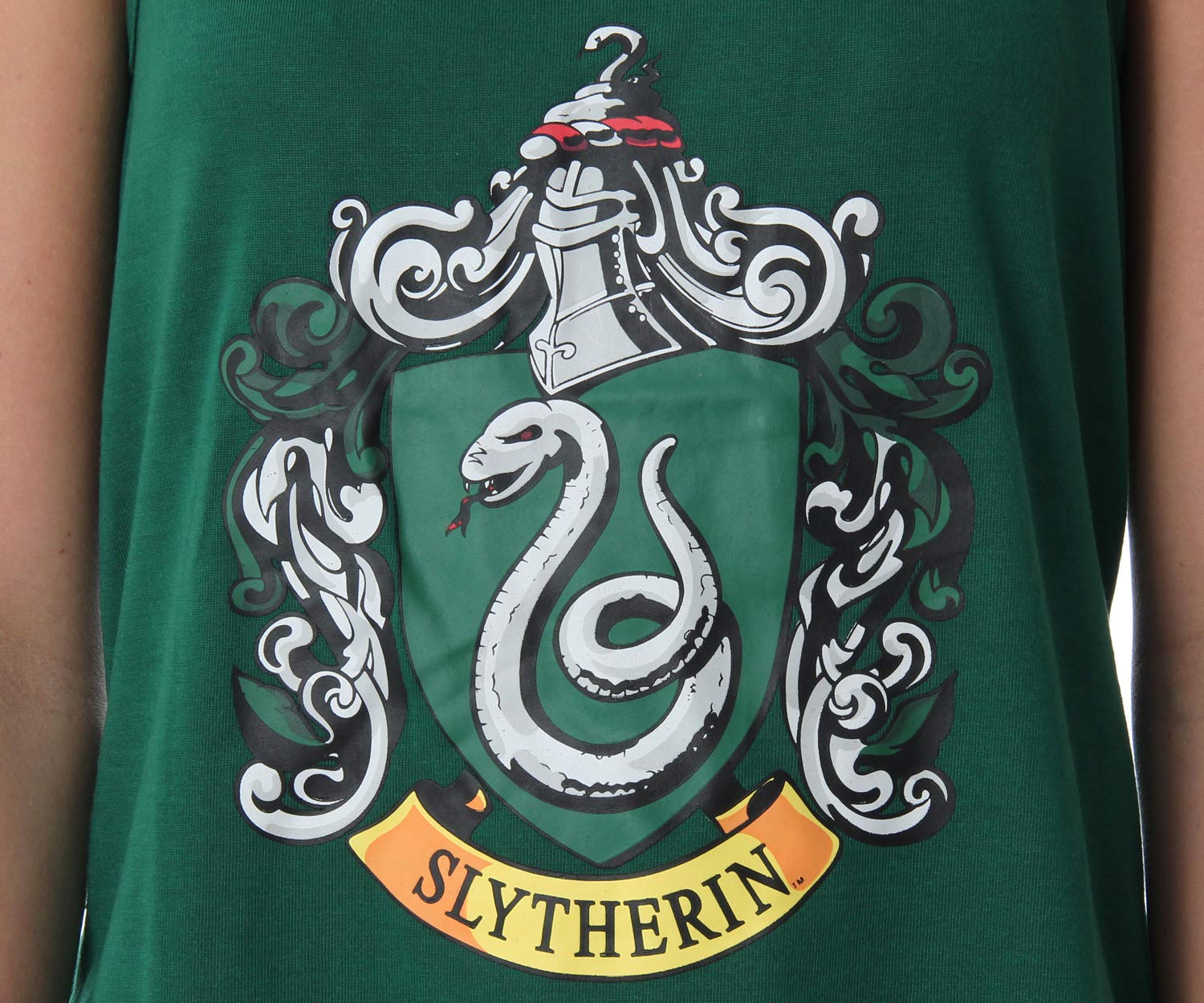 Harry Potter Women's Hogwarts House Racerback Tank Shorts Pajama (Slytherin, XXL), Slytherin, XX - Grande
