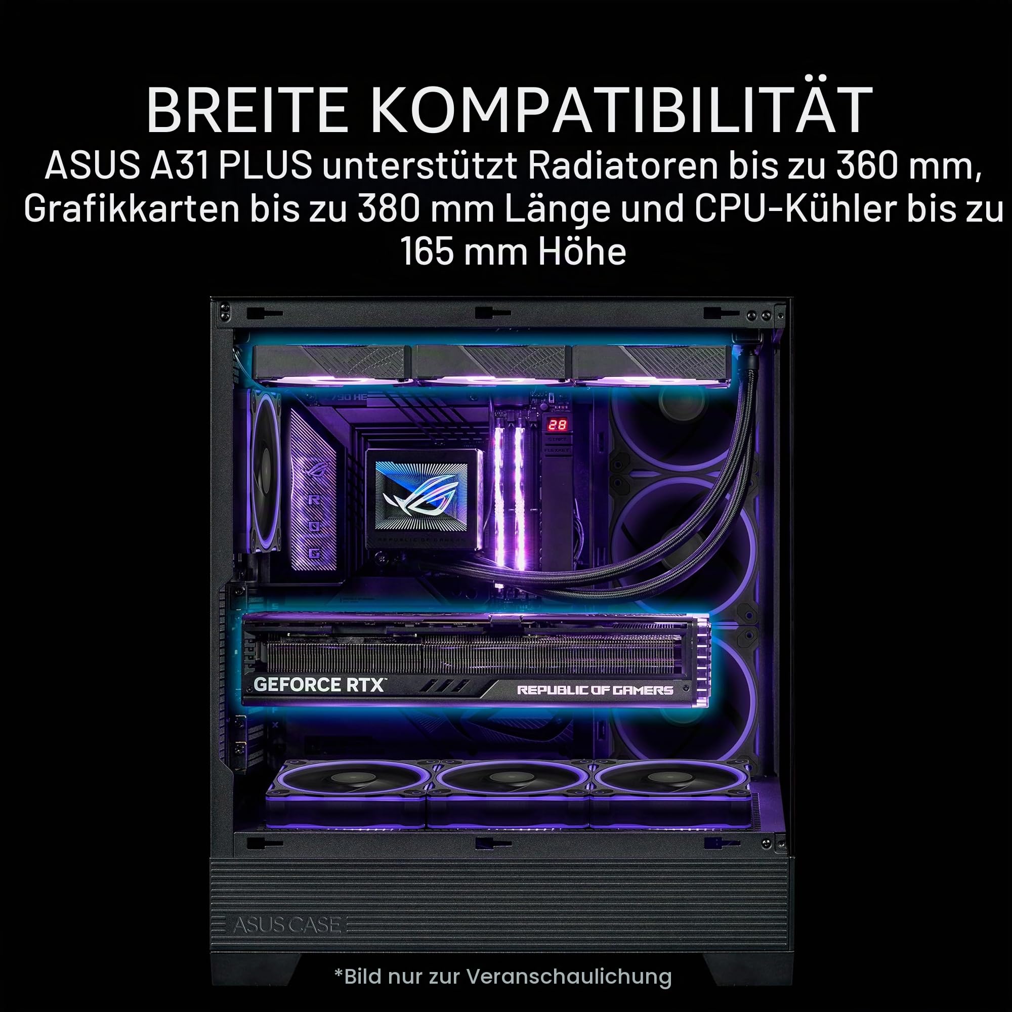 Asus A31 PLUS TG ARGB Black – Bild 4