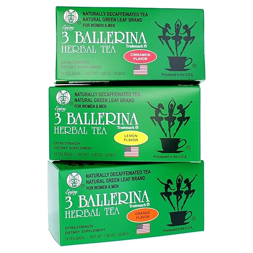 05. 3 Ballerina Tea 3 Boxes Flavored Combo