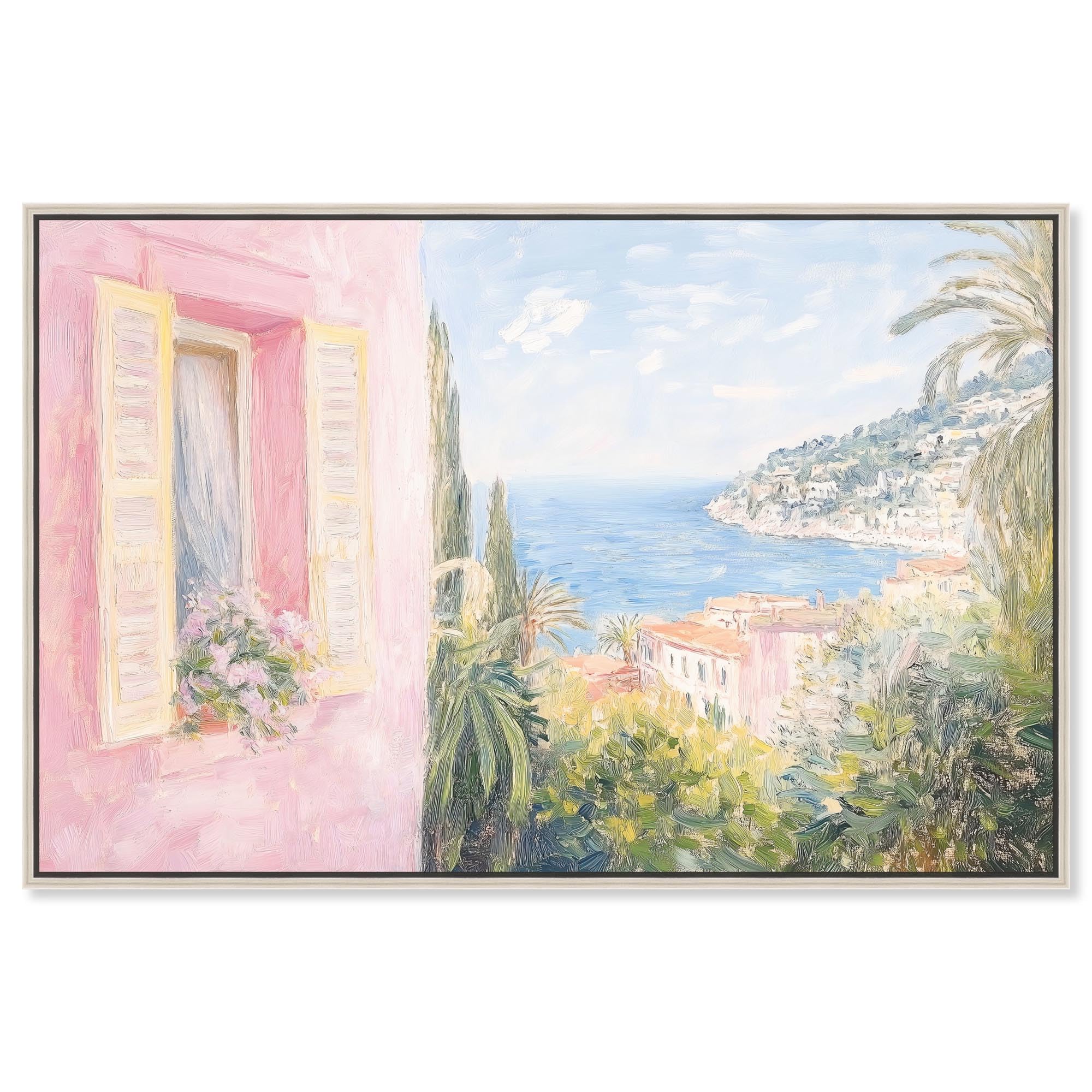 Amazon.com: Art Remedy Mediterranean Pink Canvas Spring Color