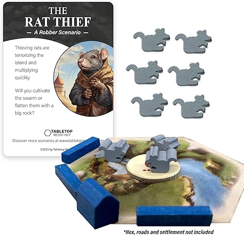 Rat Thief: Un escenario de ladrón compatible con Los Colonos de Catan y las expansiones de Catan