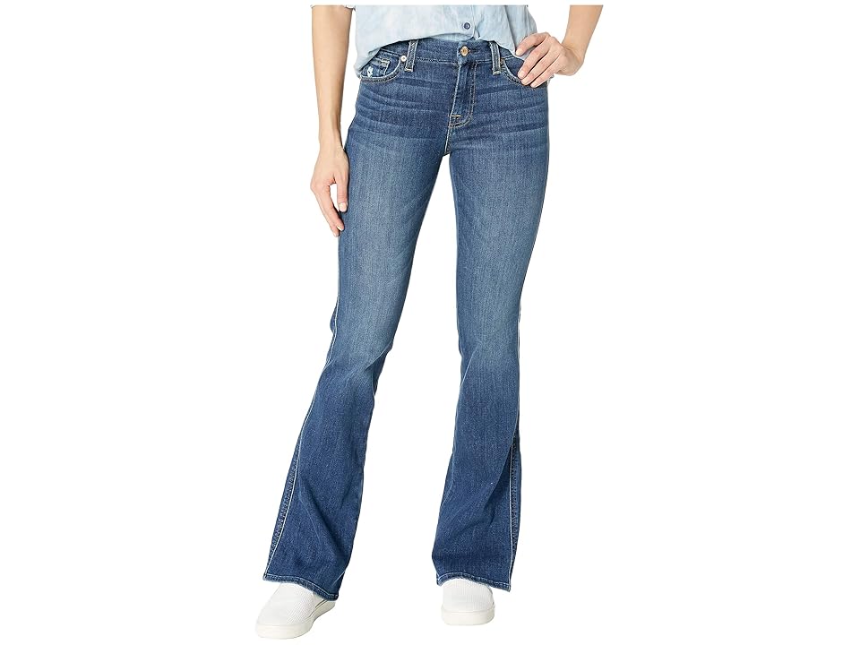 

7 For All Mankind A Pocket Flare in Glam Medium (Glam Medium) Women's Jeans, Blue