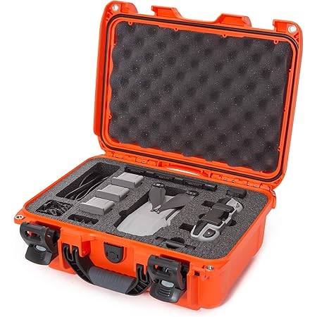 Nanuk 915 Waterproof Hard Case with Foam Insert for DJI Mavic Air 2 - Orange