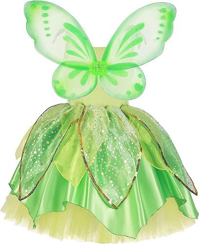 Miniatura 2 de Axaxa Disfraz de princesa para niñas, vestido de princesa para fiesta de cumpleaños, disfraz de Halloween, disfraz de cosplay para niñas pequeñas