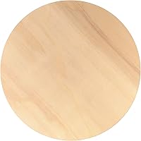 Vista 7 de 20 discos de madera de 12 pulgadas para manualidades, círculo de madera sin terminar, recortes redondos de madera para manualidades, pintura, puerta