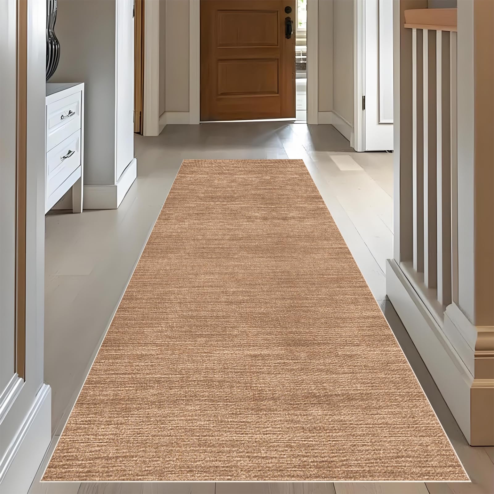 RxueSug Carpet Runners for Hallways Non Slip Long Washable Runner Rugs for Hallway 110 x 250 cm Non Slip Kitchen Runner Long Area Rug Absorbent Carpet Floor Mat Hall Runner Narrow Rugs