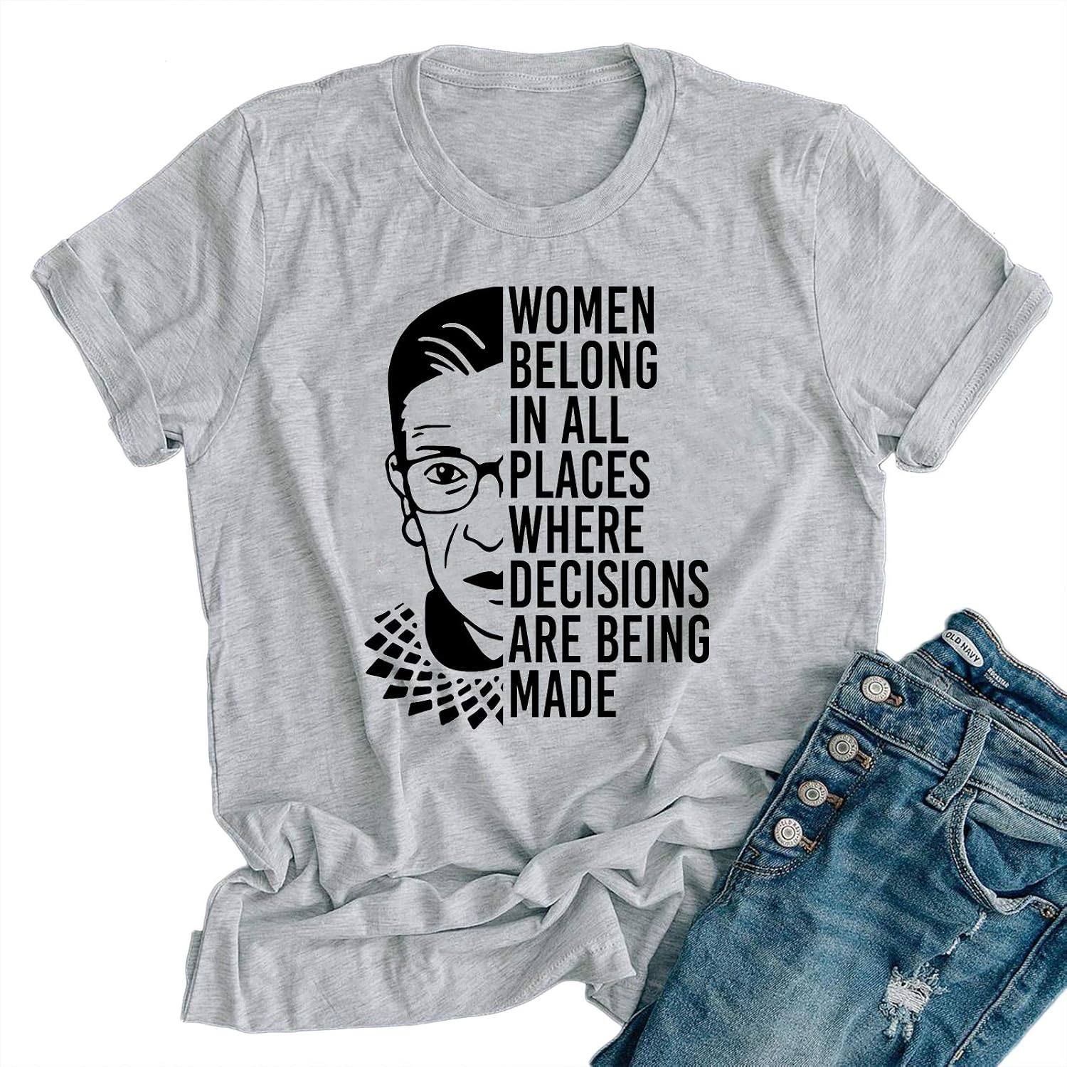 RBG Notorious Ruth Bader Ginsburg Tshirt for Women I Dissent Womens T Shirts
