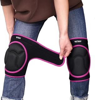 YKTSUJ High Elastic Knee Pads for Men & Women - Breathable Protection for Gardening, Floor Cleaning, Construction & Kneeling Work