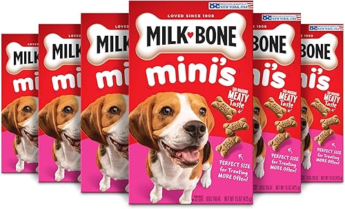 Miniatura 80 de Milk-Bone Original Dog Treats Galletas para perros grandes, 10 libras
