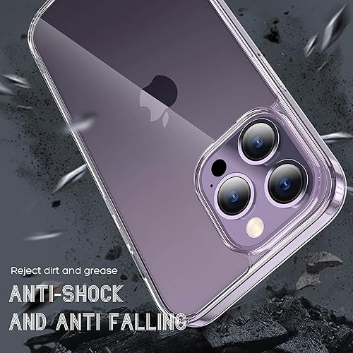 Miniatura 2 de Funda transparente para iPhone 13 Pro Max, protección contra caídas de grado militar, no amarillea, funda protectora a prueba de golpes para