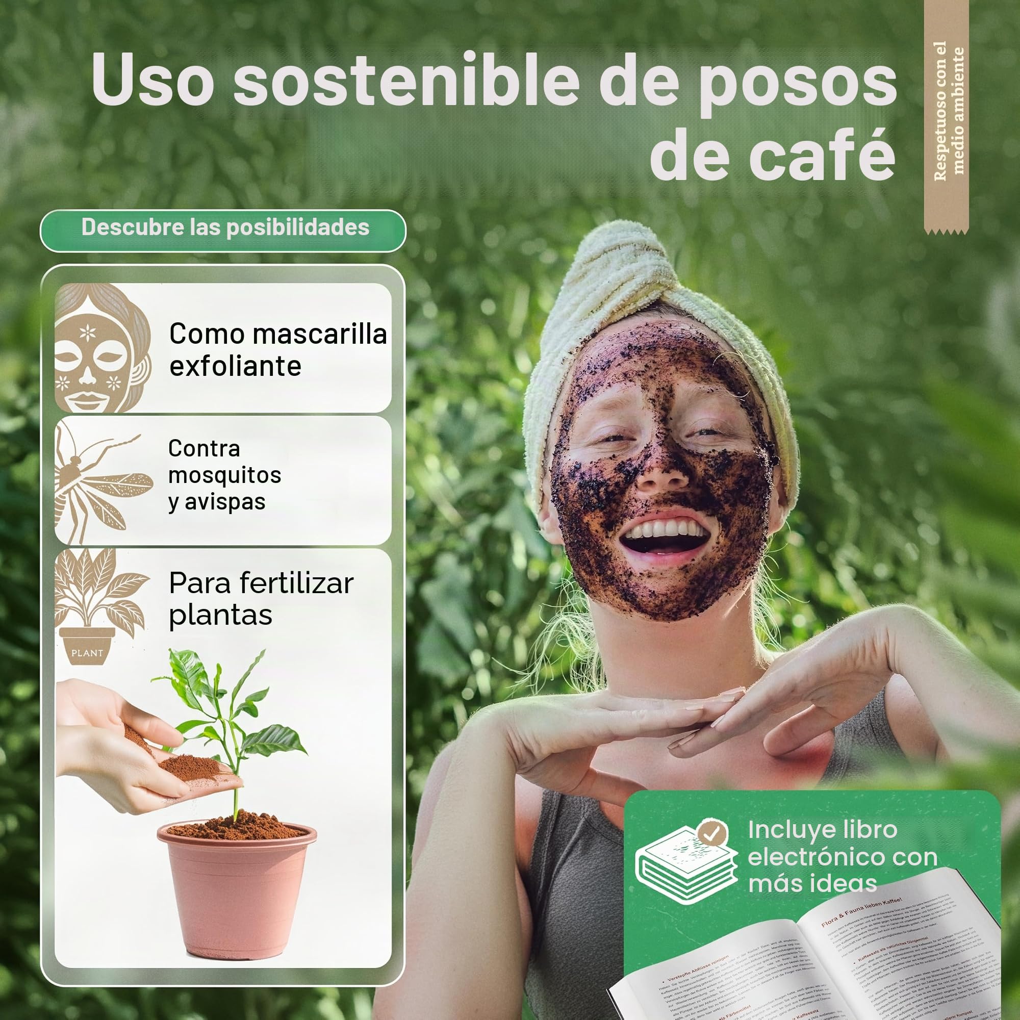 Knock Box con Manejo Mejorado: Innovador Cajón para Posos de Café, Golpeador - Accesorios Barista para Máquinas de Espresso, Recogida y Reciclaje