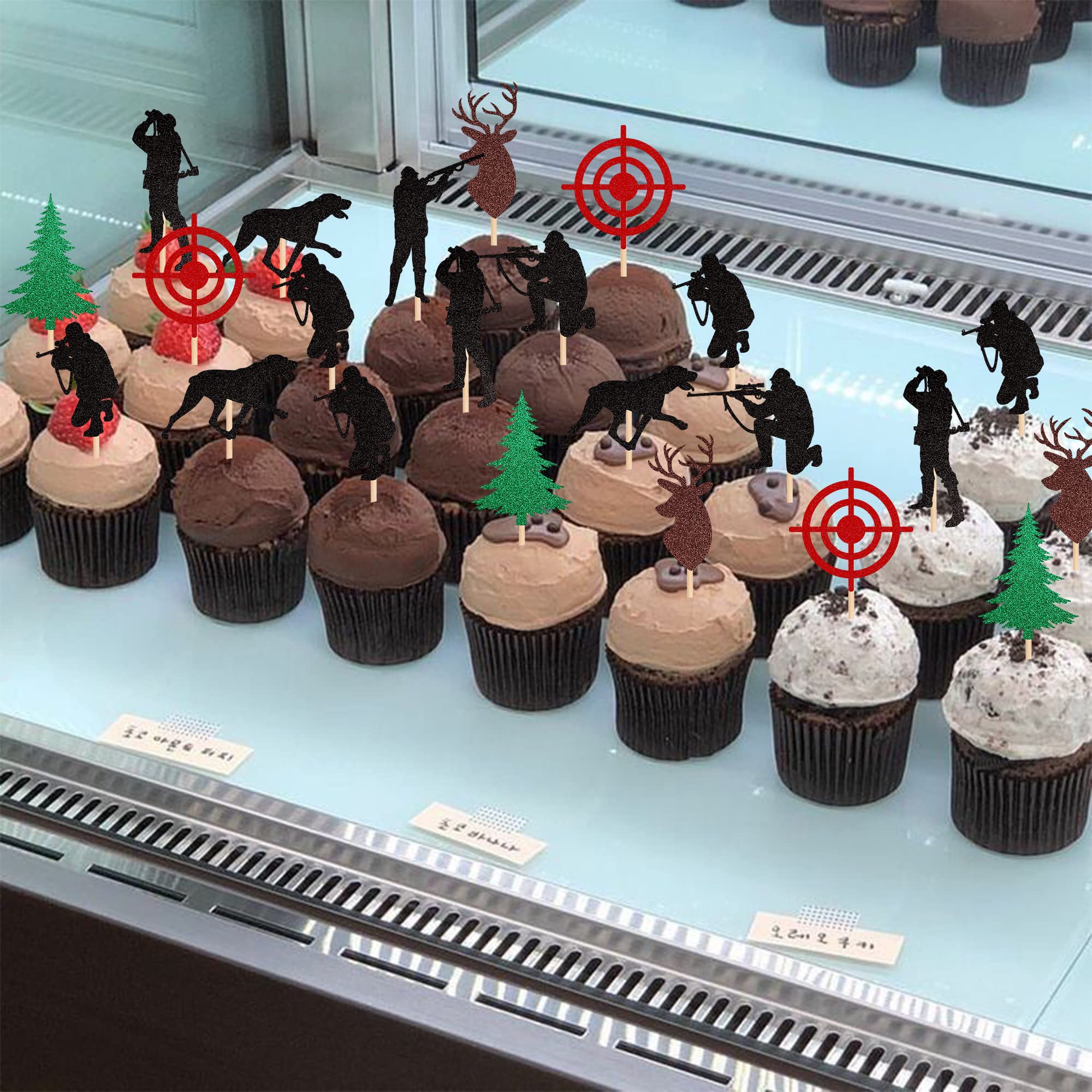 24 Piezas Inspiradas En Mini Ratones Para Cupcakes De Navidad Con Ciervo, Papá Noel, Elfo, Mini Púas De Cupcakes De Navidad, Temática De Feliz Navidad, Fiesta De Cumpleaños Para Niños, Suministros