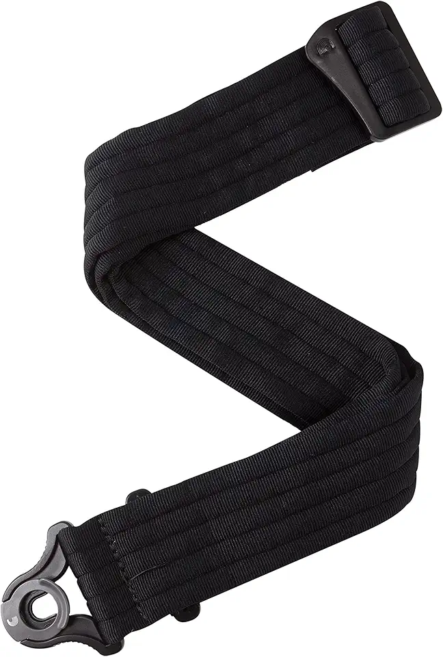 D'Addario Auto Lock gepolstertes Armband mit schwarzen Streifen