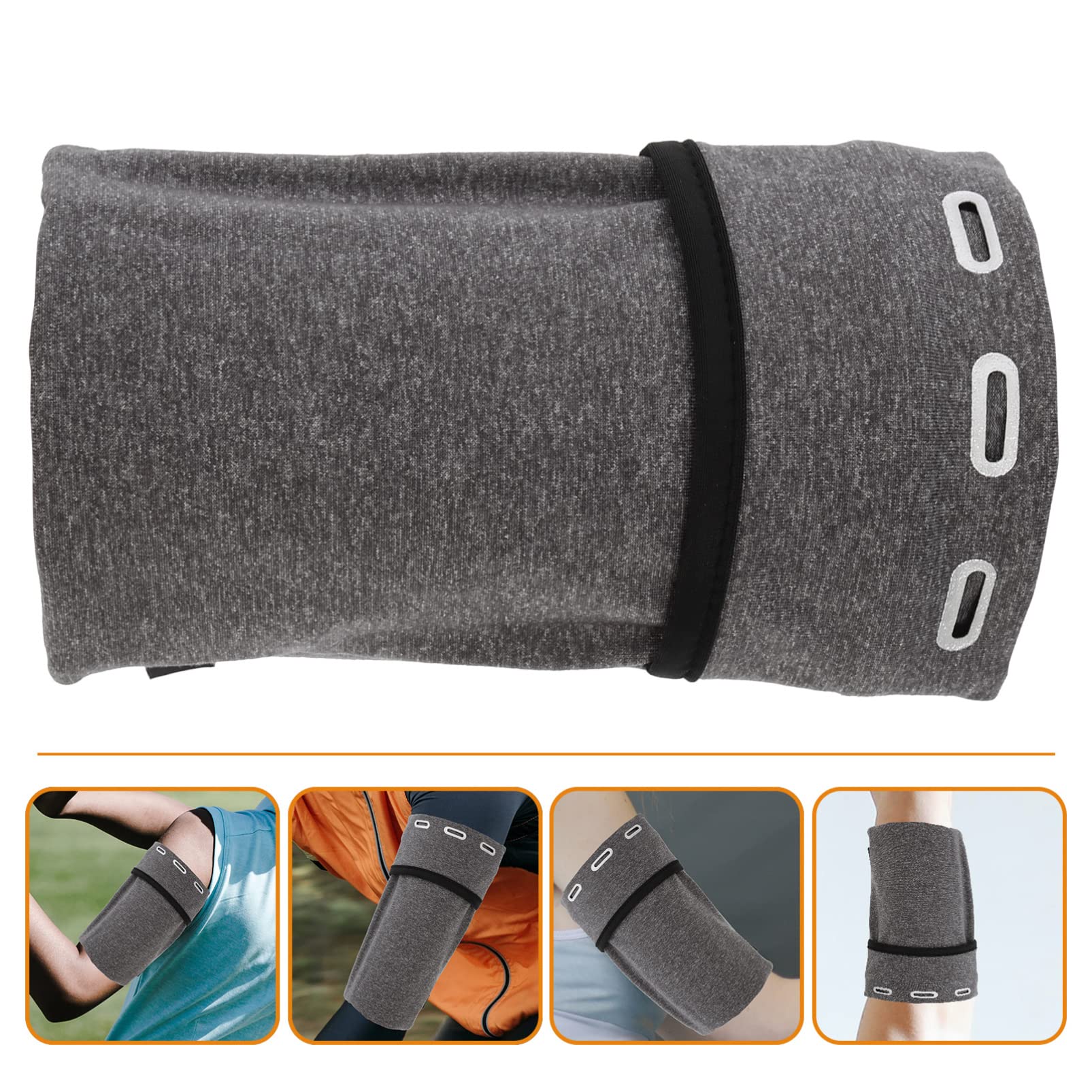 jojofuny 5pezzi Fascia Per Braccio Elasticizzata Per Smartphone Per Jogging e Sport e