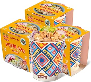 POZOLAZO | Mexican Chicken Pozole Soup 4-Pack - Freeze-Dried - Real Shredded Chicken, Traditional Hominy & Seasonings - Ready in Minutes - Mexican Food