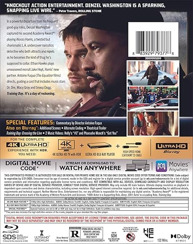 Miniatura 3 de Training Day (4K Ultra HD + Blu-ray + Digital) 4K UHD