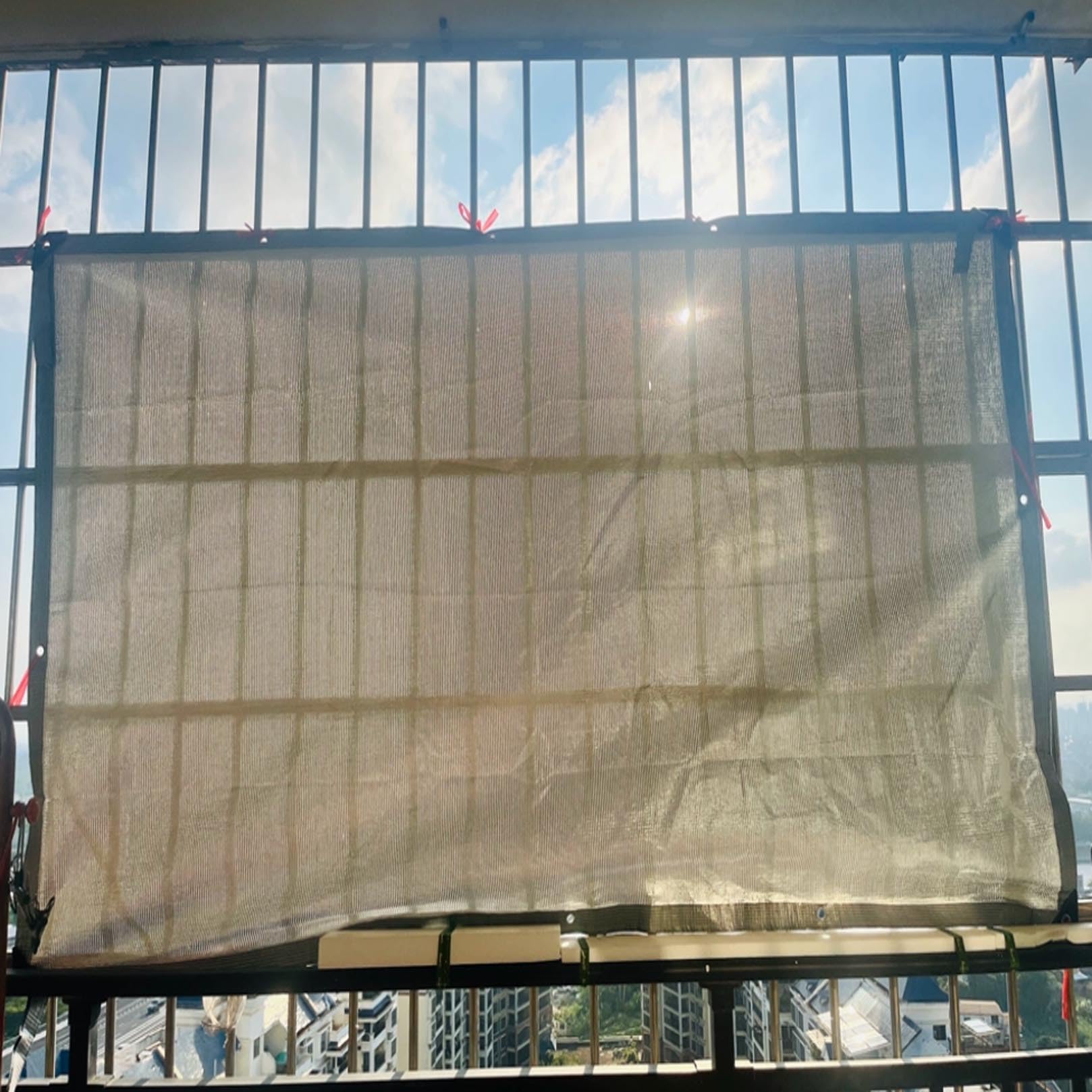 Malla de Sombra Reflectante de Aluminio 99% protección UV, lámina Solar para jardín, Patio, Techo, cochera, Exterior, Coches y Plantas