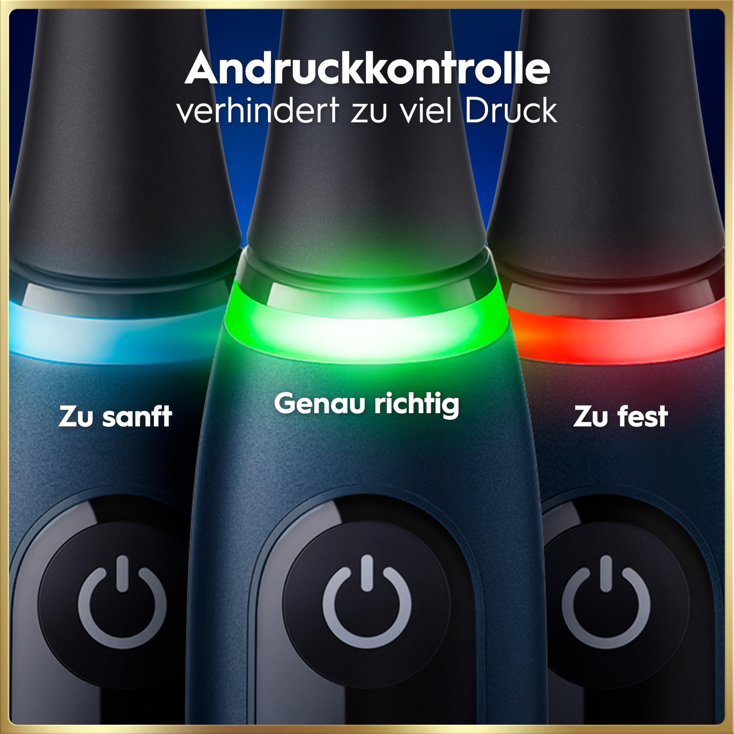 Oral-B iO Series 9 Elektrische Zahnbürste, Blau | Inkl. 3 Aufsteckbürsten, Lade-Reise-Etui, CHIP Testsieger (11/25), Electric Toothbrush mit 7 Modi für Zahnpflege