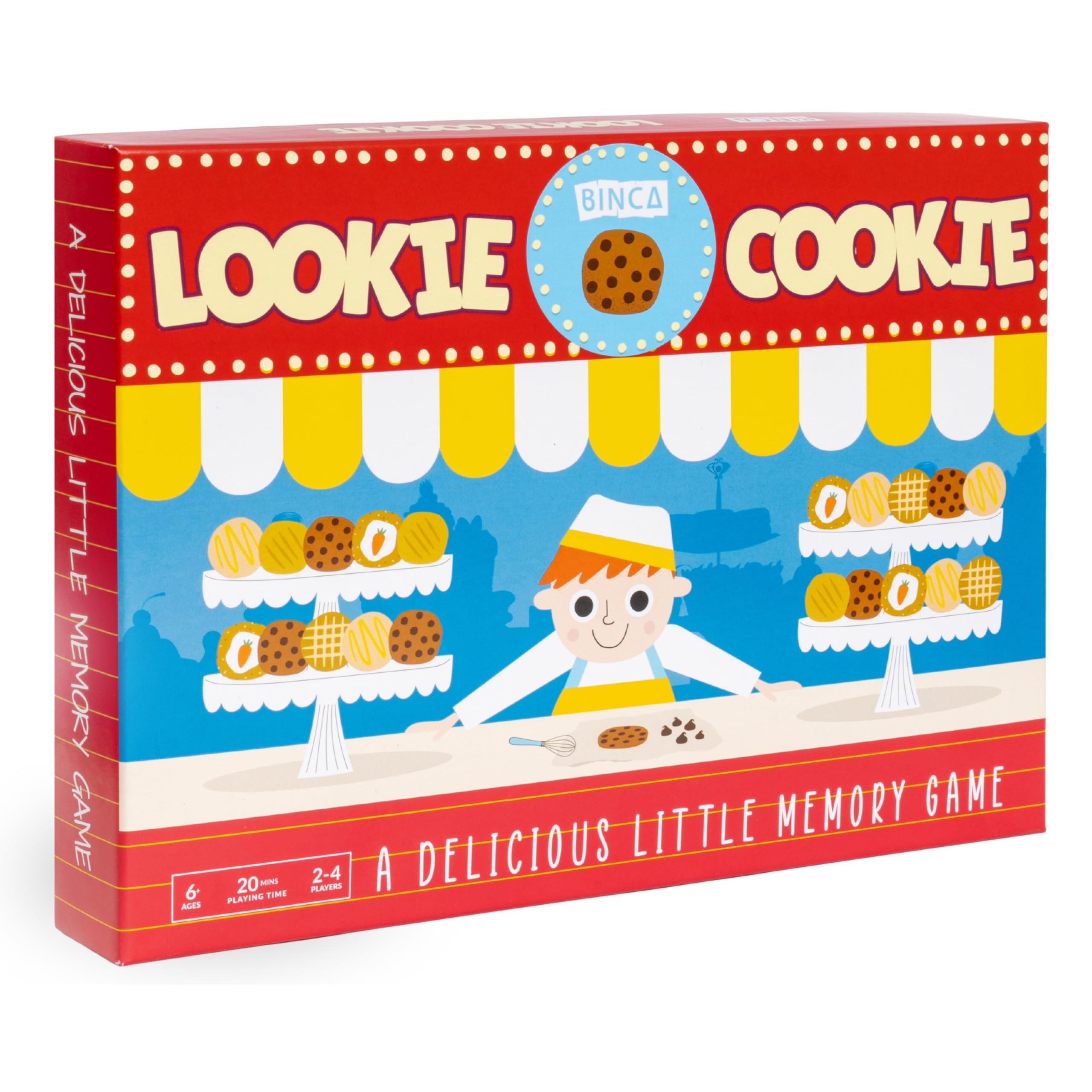 Binca Lookie Cookie - A Memory Card Game for Kids Ages 6 and Up | Fun Memory and Concentration Building Game | Gift to Build Cognitive Skills for Ages 4,5,6 (2-4 Players) (B0D7MPCNZ8) Amazon Price History, Amazon Price Tracker