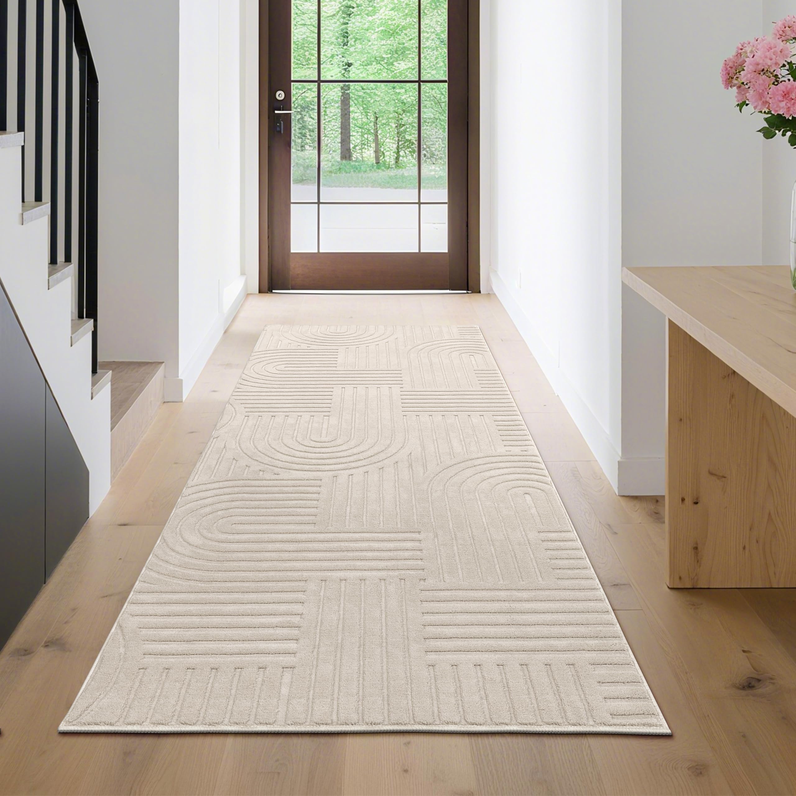 Enyhom Tapis de Couloir Antidérapant 80 x 200 cm