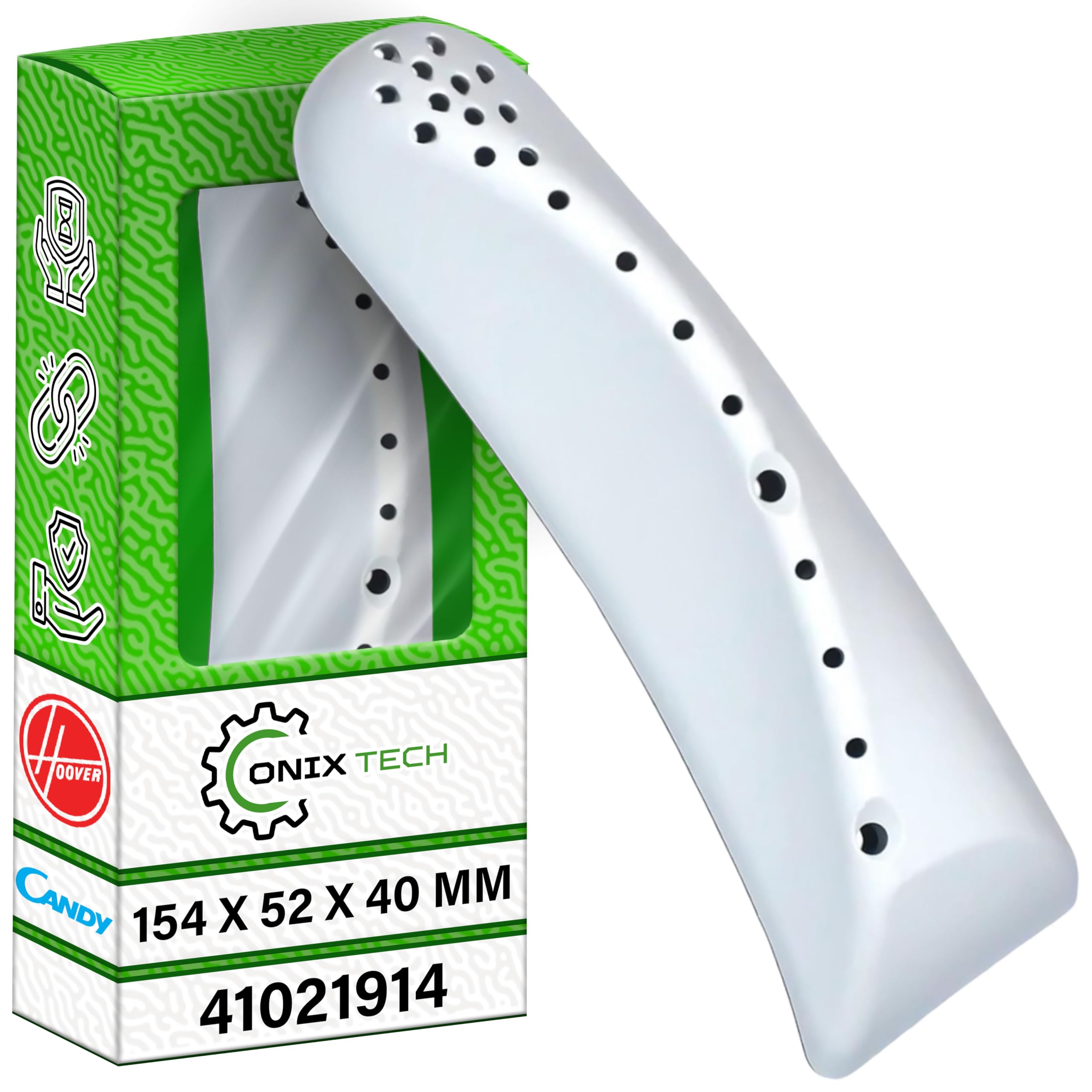 ONIX TECHWashing Machine Drum Rib with Original Code 41021914 for Candy for Hoover Zerowatt - 5 Year Warranty
