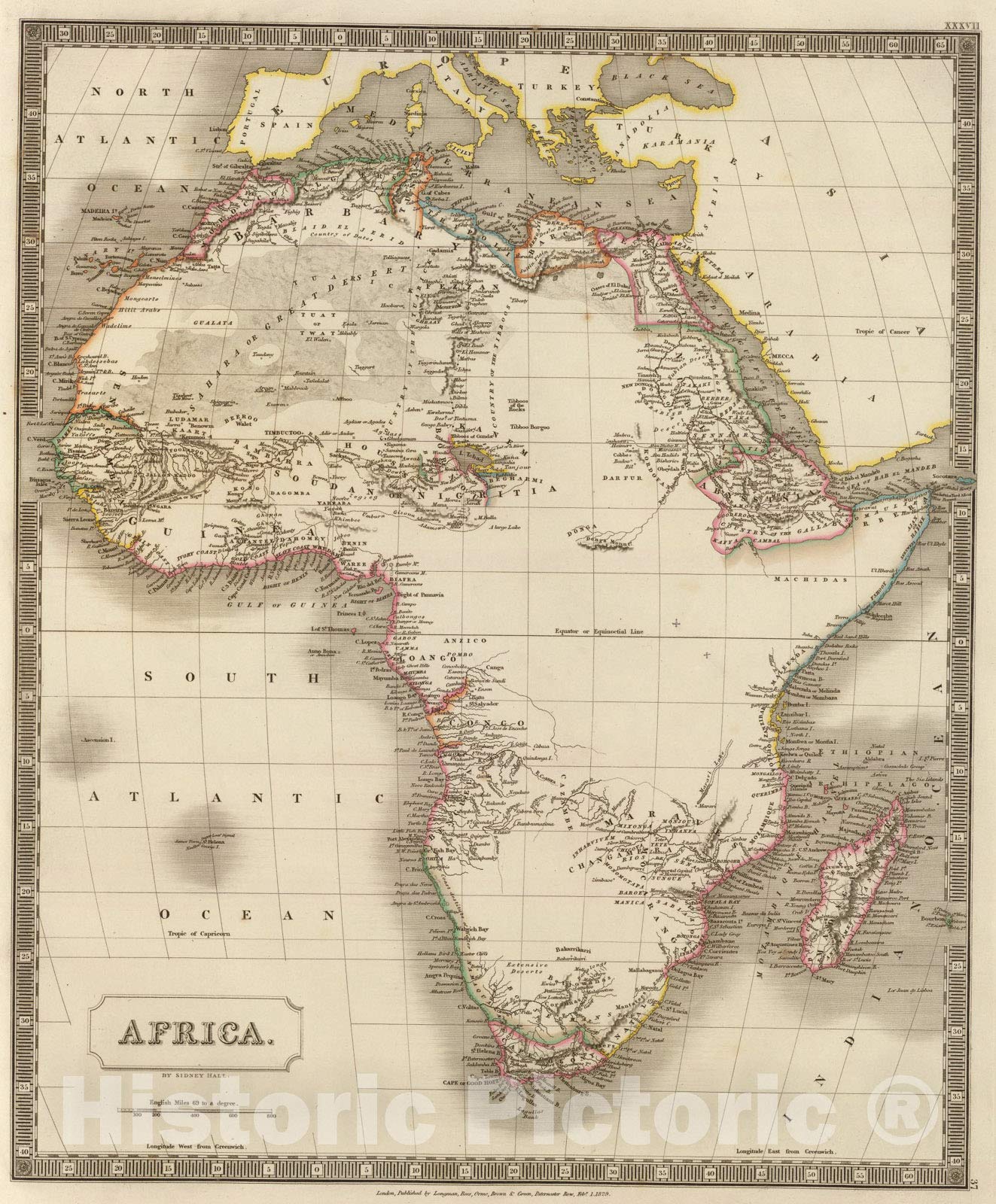 Amazon.com: Historic Pictoric: Africa Maps