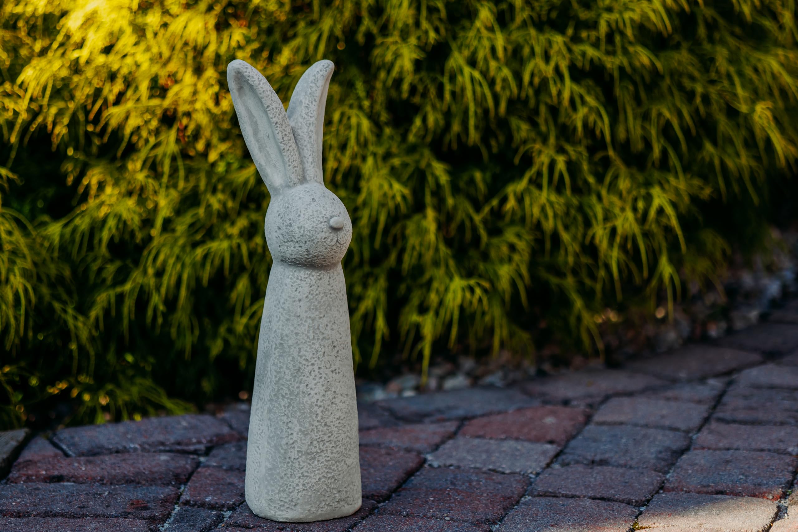 gartendekoparadies.de Hasen Figuren, Steinfiguren, Ostern, Dekorative Skulpturen, frostbeständig für Außenbereich (Hasen-Set)