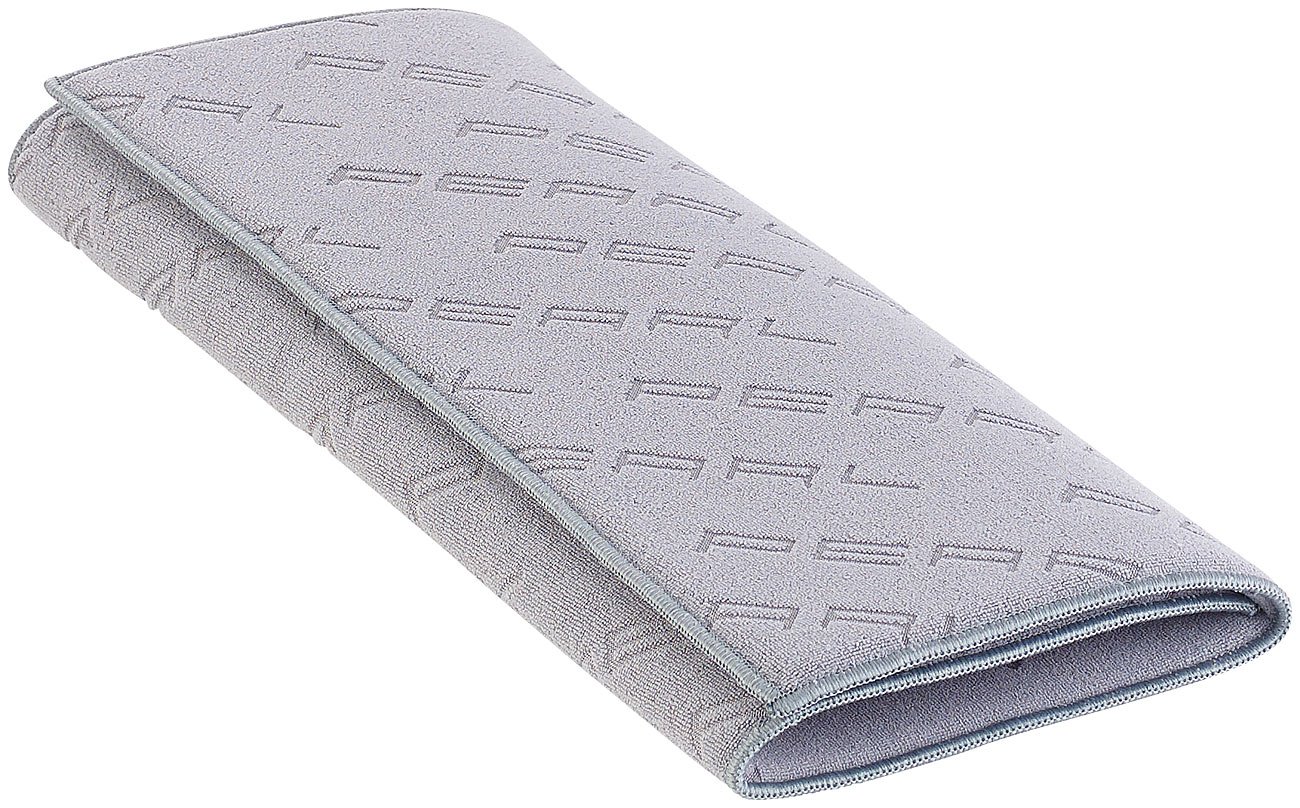 Tapis D'égouttage - PEARL - 40 X 50 Cm - Microfibres - Gris