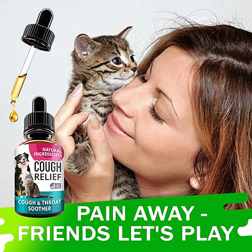 Miniatura 8 de Gotas para la tos de perrera para perros y gatos, remedio herbario para mascotas de 2 onzas, chupete de garganta, apoyo respiratorio homeopático,