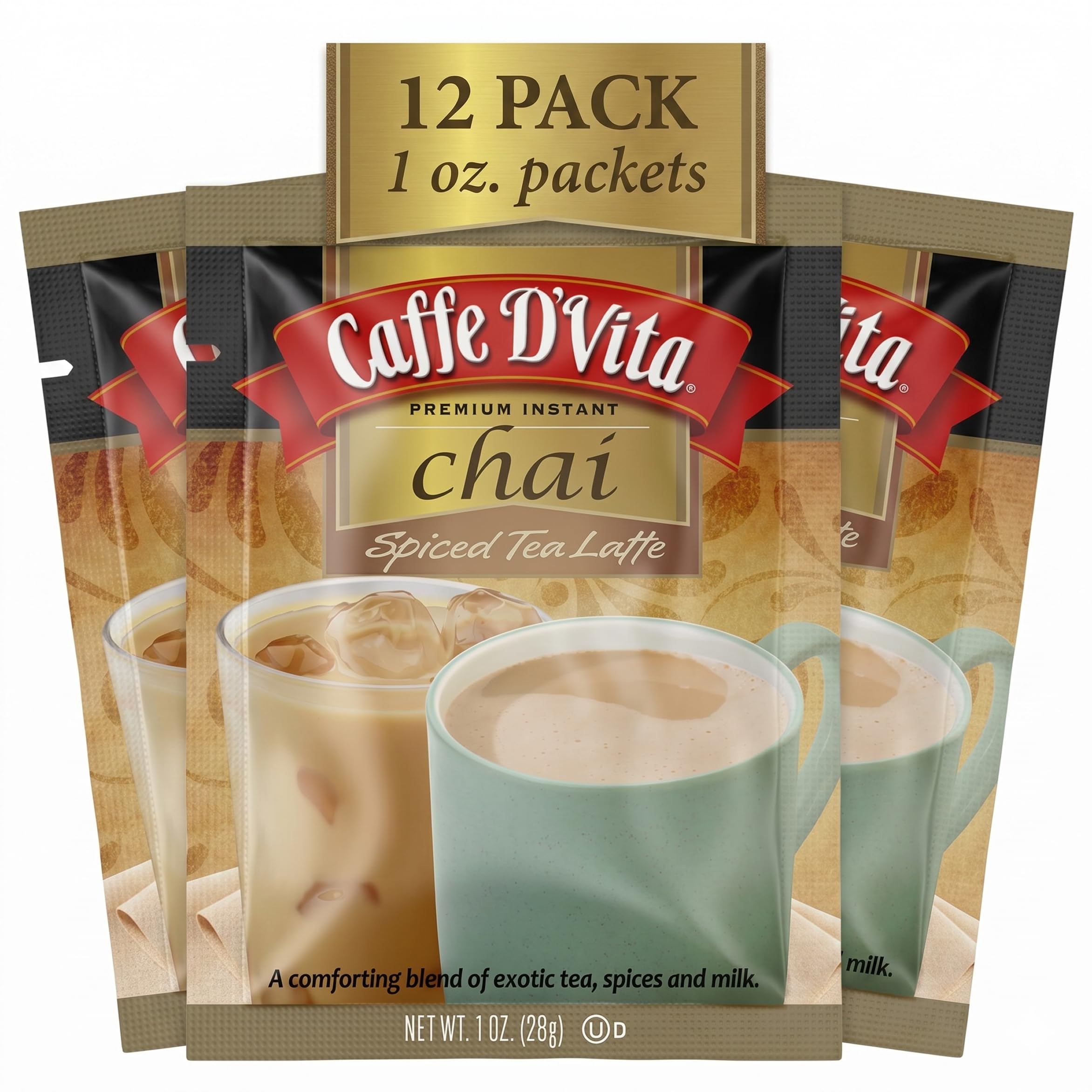 Amazon.com : (12 Pack) Caffe D'Vita Spiced Chai Latte Mix - Chai Amazon.com : (12 Pack) Caffe D'Vita Spiced Chai Latte Mix - Chai