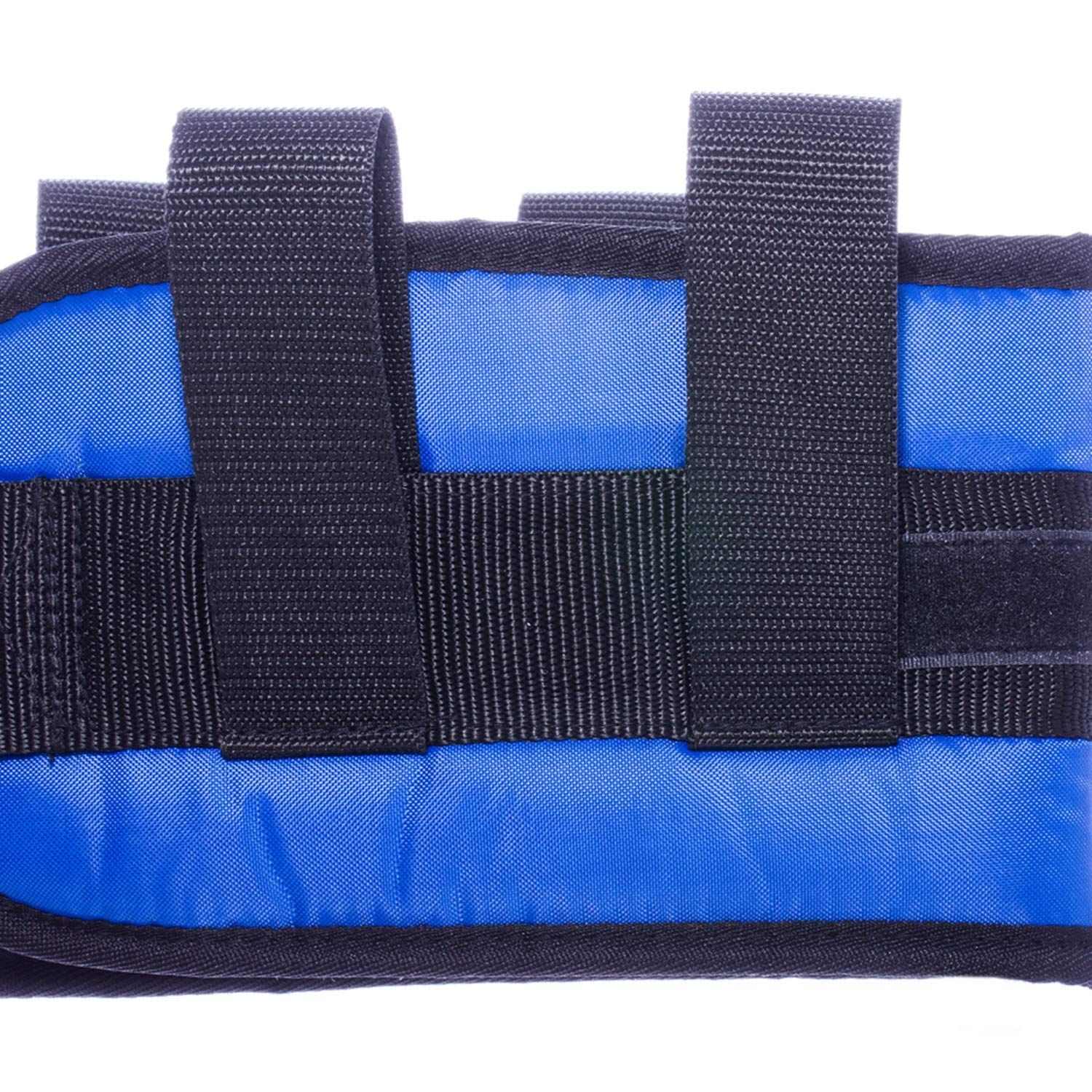 Cintura imbottita con 4 manici e fibbia a sgancio rapido, per fisioterapia, 14 cm