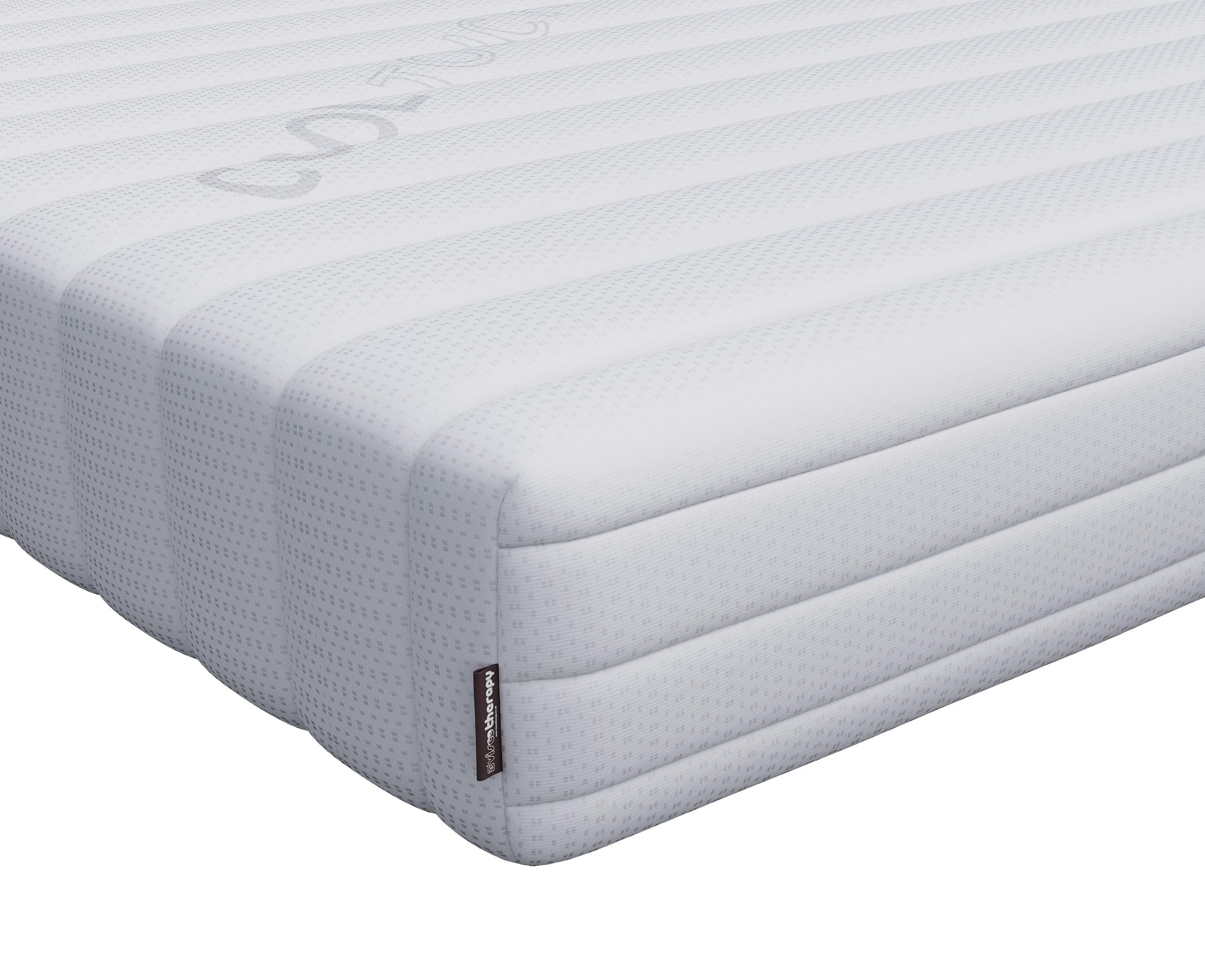 Visco Therapy Recon Eco Foam Mattress – 4FT6 Double (190x135x14cm) Balanced Orthopaedic Mattress for Back Pain Relief & Firm Sleep – Hypoallergenic, Washable Cover, Silent No Springs, UK Made