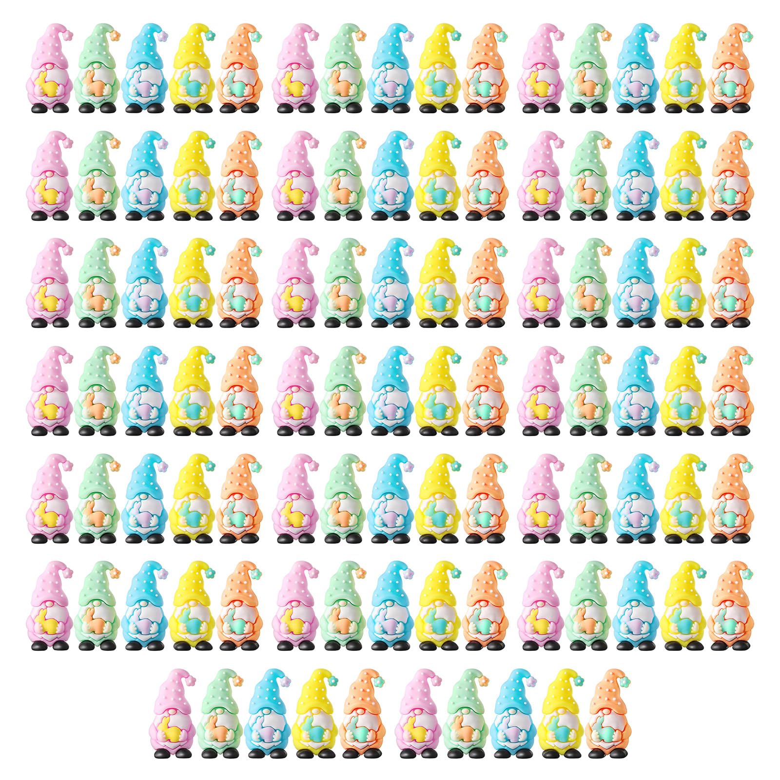 Figuras de Resina Encantadoras de gnomos pequeños temáticos para decoración navideña y Decoraciones coleccionables de Pascua