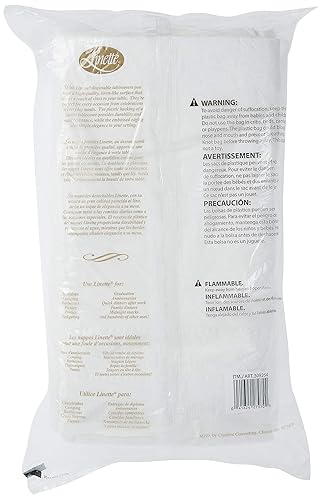 Miniatura 5 de Linette Mantel de mesa de 3 capas (paquete de 7 piezas de 54 x 108 pulgadas), 7 unidades (paquete de 1), blanco