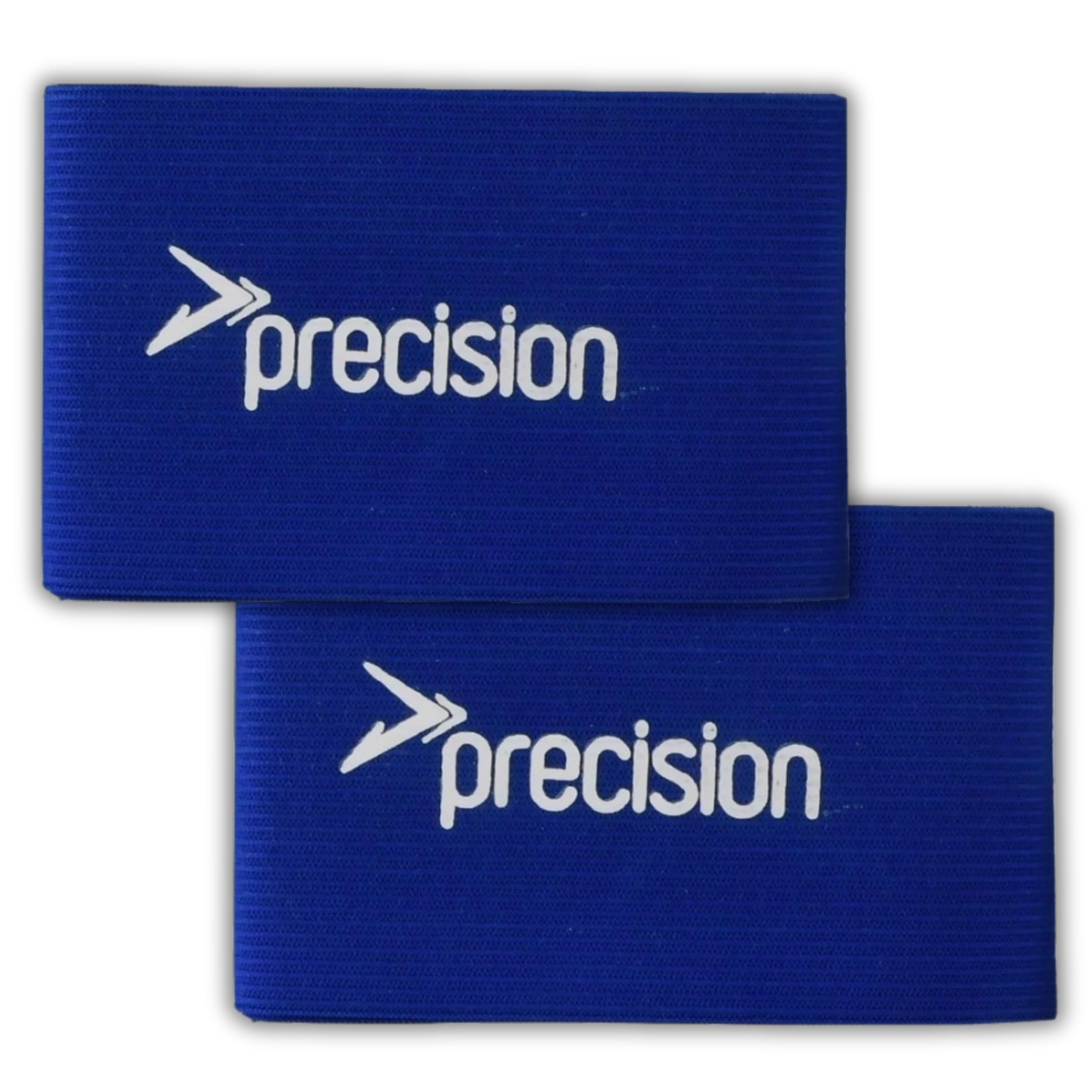 Precision Shin Guard Stays, Pack of 2 Elastic Straps, One Size, Hook and Loop Fastening, Premium Elastic, Wide Fit, Royal