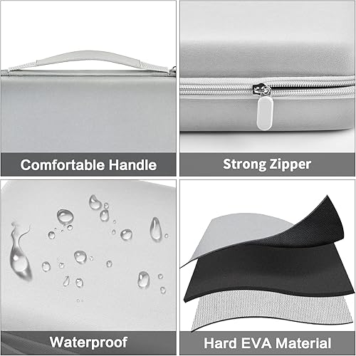 Miniatura 10 de Organizador de baterías, caja de contenedores de almacenamiento de baterías con comprobador de batería compatible con AA AAA 9V C D litio 3V LR44