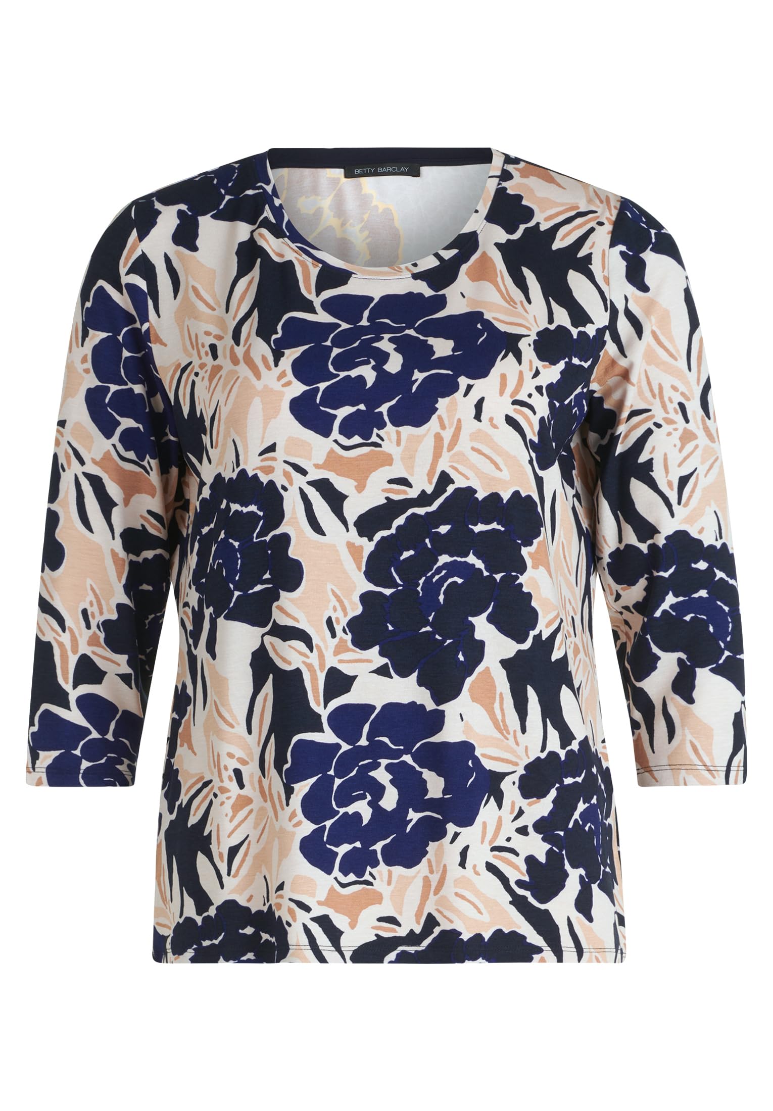 Betty Barclay Women's Shirt, Dark Blue/Nature, 16