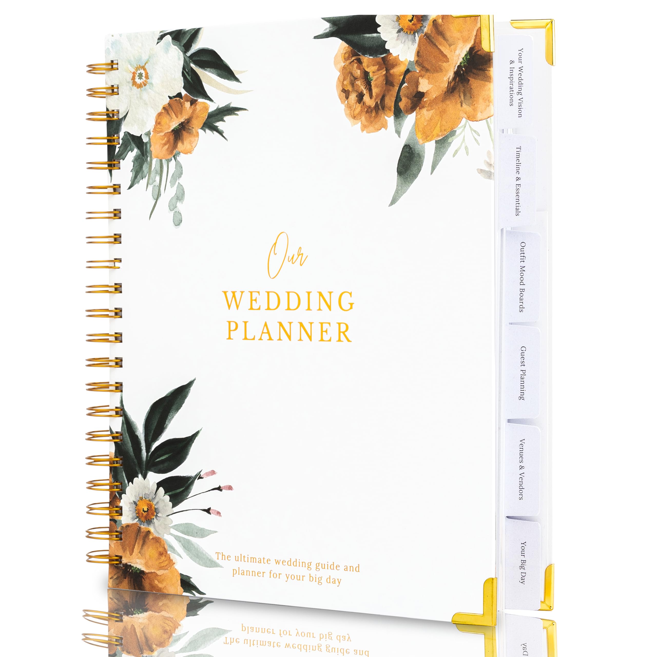 Timeless Premium Wedding Planner Book and Organizer – Wedding Planning Book, Comprehensive Keepsake & Countdown Binder, Perfect Engagement Gift for