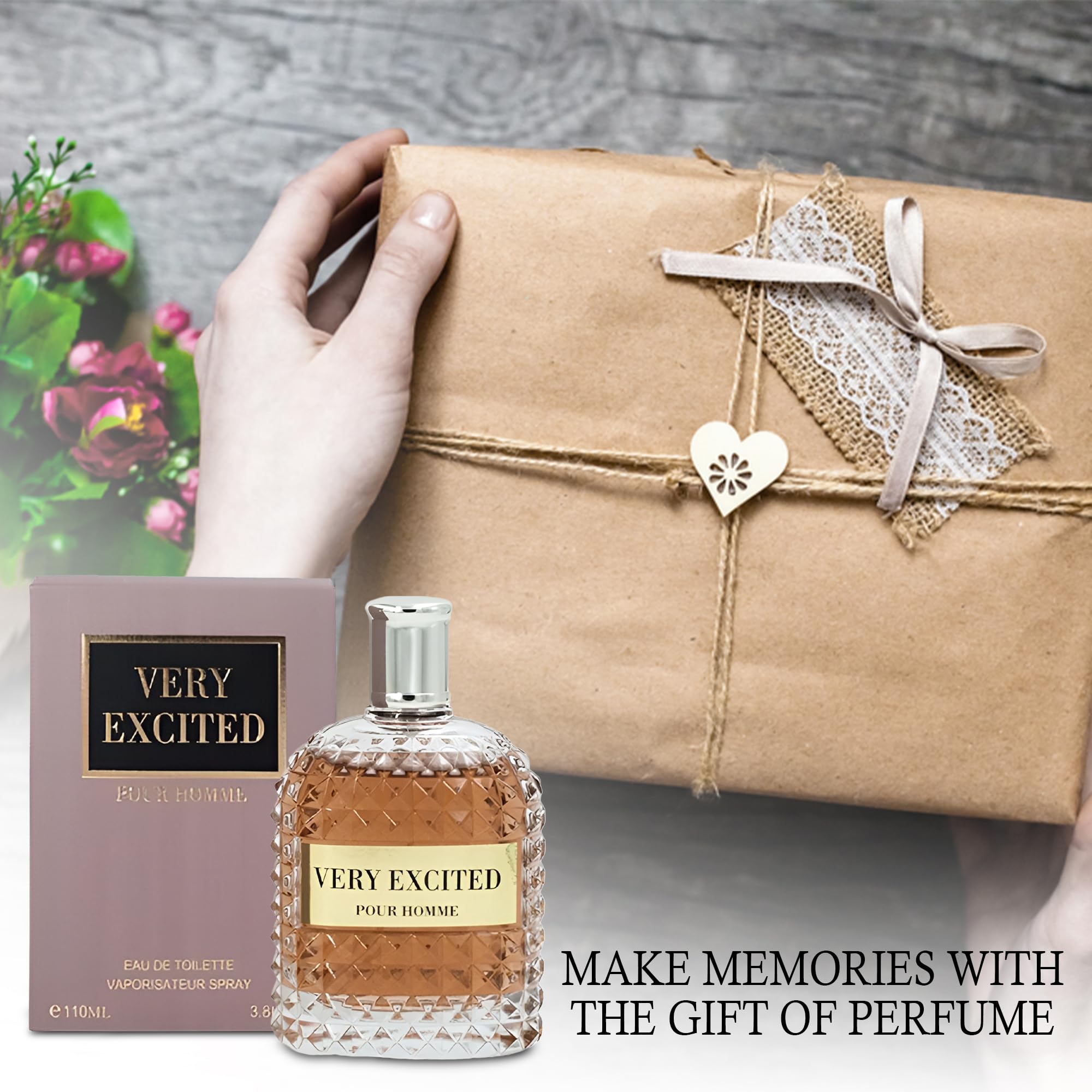 Amazon.com : AFLUXE Men's Cologne Very Excited- Eau De Toilette
