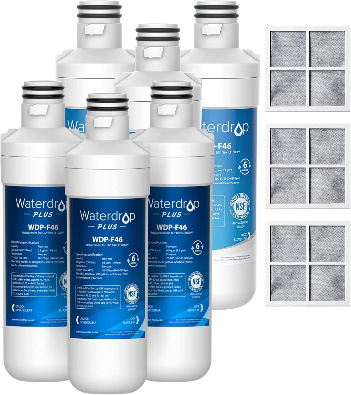 Waterdrop & Waterdrop Plus LT1000PC ADQ747935 MDJ64844601