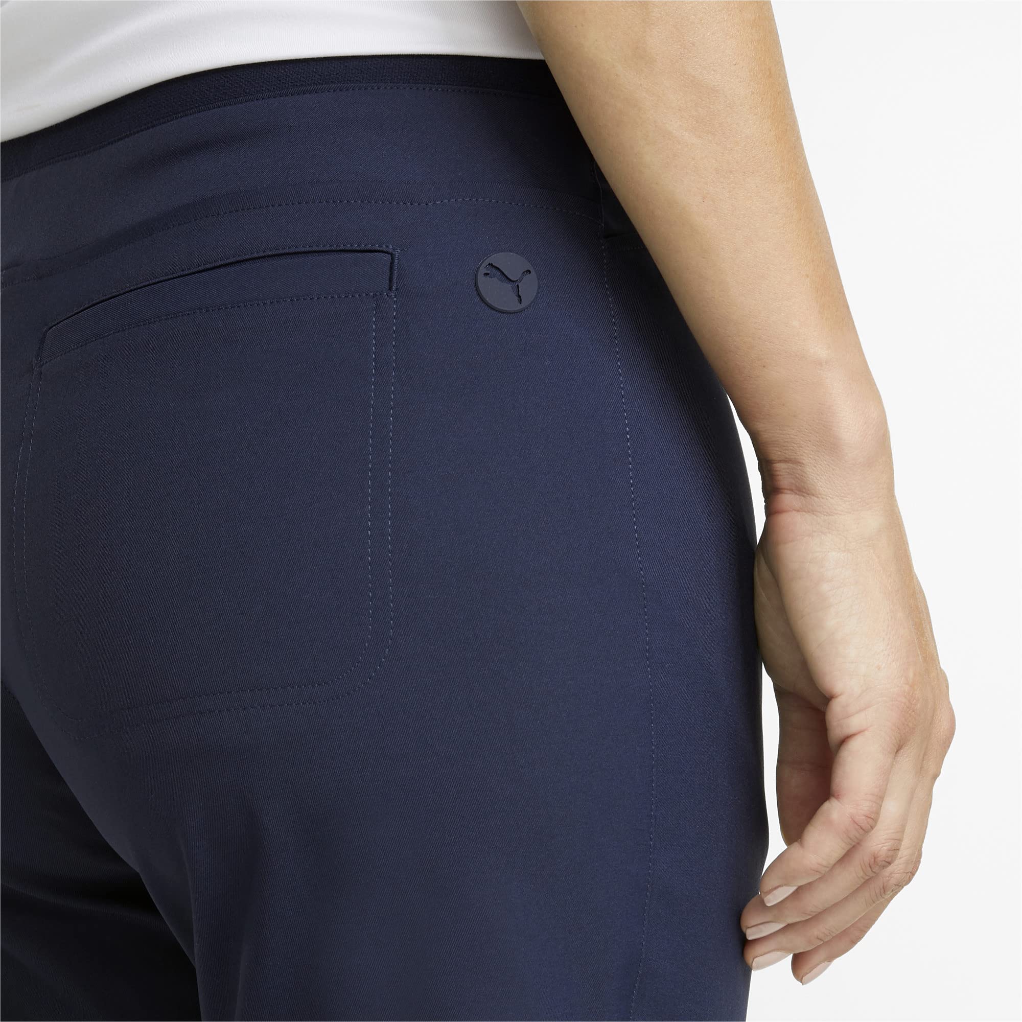 PUMA Short de Golf Bermuda Femme L Navy Blazer Blue